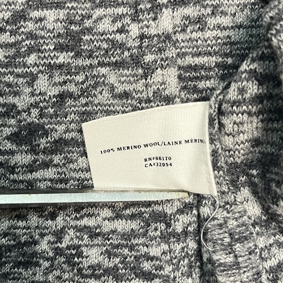 Anthropologie Sparrow‎ Mini Skirt Sz S 100% Merino Wool Heather Gray Gorpcore - Picture 6 of 9